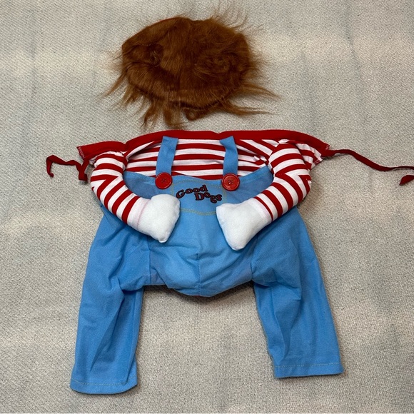 Other - Dog Pet Halloween Costume With Wig Chucky Horror Scary NWOT